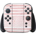 Pink and White Stripes Nintendo Switch 2 (2025) with Joy-Con Skin
